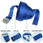 Sangle à Griffe Sangle d'arrimage Sangle de Fixation - Bleu - 1m 2,5m 4m 6m - Charge maximale 250 kg DIN en 12195-2, 6 pièces 2. Sangle à Griffe Sangle d'arrimage Sangle de Fixation - Bleu - 1m 2,5m 4m 6m - Charge maximale 250 kg DIN en 12195-2, 6 pièces 2.