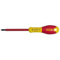 STANLEY 1-65-418 Tournevis Électricien Pozidriv Isolé 1000V Pz 1X100Mm Gamme FATMAX - Fabriqués En France - Lame En Acier - Sabl STANLEY 1-65-418 Tournevis Électricien Pozidriv Isolé 1000V Pz 1X100Mm Gamme FATMAX - Fabriqués En France - Lame En Acier - Sabl