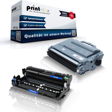 Print-Klex Toner avec tambour pour Brother DR3400 & TN3480 HL-L 5000 D HL-L 5050 DN HL-L 5100 DN HL-L 5100 DTN HL-L 5100 DNTT HL