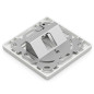 deleyCON 2x Prise Réseau CAT8 Encastrable avec RJ45 Keystone - 40 Gbit/s - STP Blindée - Prise de Données pour Câbles de Raccord deleyCON 2x Prise Réseau CAT8 Encastrable avec RJ45 Keystone - 40 Gbit/s - STP Blindée - Prise de Données pour Câbles de Raccord