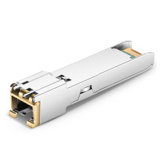 QSFPTEK Gigabit SFP Copper RJ45 Module 1000BASE-T Transceiver pour Cisco GLC-T/SFP-GE-T, Ubiquiti UF-RJ45-1G, Netgear, Mikrotik,
