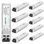 QINIYEK 10GBase-SR Module SFP+ Optique, 10Gb multimode LC Transceiver Compatible pour Cisco SFP-10G-SR, Ubiquiti UF-MM-10G, Mera
