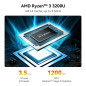 Beelink SER3 Mini PC, processeur AMD Ryzen 3 3200U (2C/4T, jusqu'à 3.5 GHz), 16 Go de RAM 500 Go SSD, HDMI/DP/WiFi5/BT 5.0/RJ45 Beelink SER3 Mini PC, processeur AMD Ryzen 3 3200U (2C/4T, jusqu'à 3.5 GHz), 16 Go de RAM 500 Go SSD, HDMI/DP/WiFi5/BT 5.0/RJ45