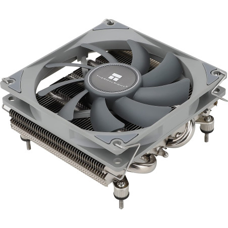 Thermalright Refroidisseur d'air AXP90 X36 à faible profil pour processeur avec ventilateur PWM TL-9015 de 90 mm, 4 caloducs de