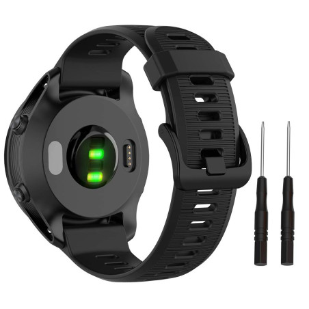 ISABAKE Bracelet pour Garmin Forerunner 945/935, Garmin Fenix 5/5 Plus, Fenix 6/6 Pro, Approach S60/Quatix 5, Bande de Remplacem