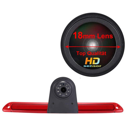 18mm Objectif de qualité supérieure Lampe de Frein de Voiture caméra de recul pour Caméra de Toit Van Mercedes Sprinter W906/VW
