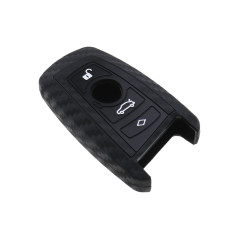 EMSea Étui de Protection pour Clé de Voiture à 4 Boutons Compatible avec B-M-W 1 3 4 5 6 7 Series Housse de Porte-Clés en Silico