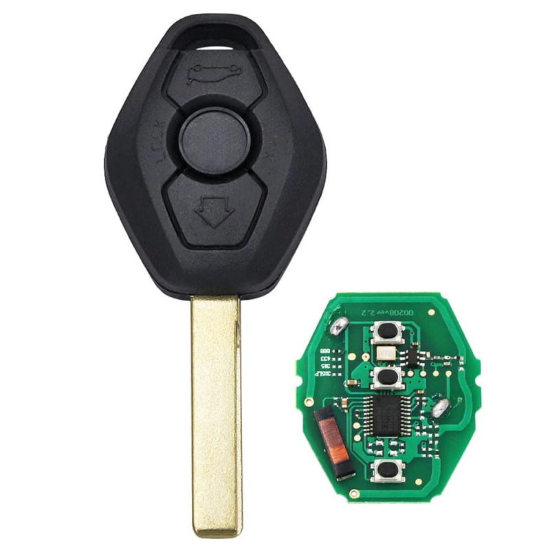 ProPlip Clé avec électronique à Programmer Compatible avec 3 5 7 Z4 E36 E38 E39 E46 E53 E83 E85 E86 M5 M3 X3 X5 320 2 Boutons té ProPlip Clé avec électronique à Programmer Compatible avec 3 5 7 Z4 E36 E38 E39 E46 E53 E83 E85 E86 M5 M3 X3 X5 320 2 Boutons té
