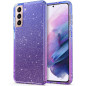 ULAK Coque Galaxy S21 Paillettes, Samsung S21 Transparente Étui Housse Souple Bumper TPU Protection Antichoc Anti-Rayures Coque ULAK Coque Galaxy S21 Paillettes, Samsung S21 Transparente Étui Housse Souple Bumper TPU Protection Antichoc Anti-Rayures Coque