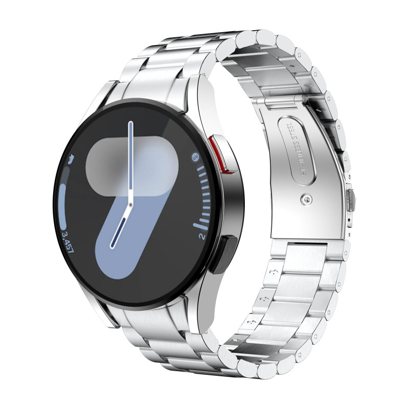 MoKo Bracelet en Métal Compatible avec Samsung Galaxy Watch 7 FE 6 5 4 40mm 44mm/6 Classic 43mm 47mm/5 Pro 45mm/4 Classic 42mm 4 MoKo Bracelet en Métal Compatible avec Samsung Galaxy Watch 7 FE 6 5 4 40mm 44mm/6 Classic 43mm 47mm/5 Pro 45mm/4 Classic 42mm 4