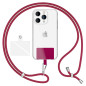 NALIA Cordon Téléphone Universel pour Smartphones - Corde Robuste & 2 Patchs - HOLDME AIR (Lanière Classique avec Mousqueton Arg NALIA Cordon Téléphone Universel pour Smartphones - Corde Robuste & 2 Patchs - HOLDME AIR (Lanière Classique avec Mousqueton Arg
