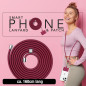 NALIA Cordon Téléphone Universel pour Smartphones - Corde Robuste & 2 Patchs - HOLDME AIR (Lanière Classique avec Mousqueton Arg NALIA Cordon Téléphone Universel pour Smartphones - Corde Robuste & 2 Patchs - HOLDME AIR (Lanière Classique avec Mousqueton Arg