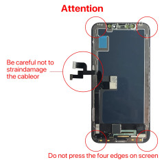 QTlier Écran de Rechange pour iPhone X 5.8", LCD Écran Tactile Digitizer Assembly avec Kit De Réparation Complet + Protecteur D'