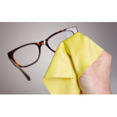 Chiffons microfibre 20 x 20 cm en Multipack – des chiffons à lunettes extrêmement doux et lavables (pack de 9)
