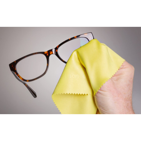 Chiffons microfibre 20 x 20 cm en Multipack – des chiffons à lunettes extrêmement doux et lavables (pack de 9)