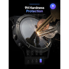 iDaPro Protection d'Ecran pour Garmin Instinct Solar Tactical/Instinct Tactical/Instinct(ne pour Instinct 2/2S/2X/3/E) Verre Tre