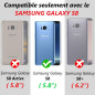 COQTEL® Coque pour Samsung Galaxy S8 360° Transparente Double Protection intégrale en Silicone TPU Antichoc protège écran COQTEL® Coque pour Samsung Galaxy S8 360° Transparente Double Protection intégrale en Silicone TPU Antichoc protège écran