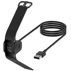 PHONILLICO Chargeur Compatible avec Fitbit CHARGE 4 - Cable USB 100CM Remplacement Adaptateur Charge Montre