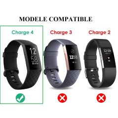PHONILLICO Chargeur Compatible avec Fitbit CHARGE 4 - Cable USB 100CM Remplacement Adaptateur Charge Montre
