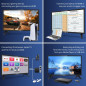 Antteq AB42D1 Télévision 42 Pouces (TV 107 cm), Dolby Audio, LED, Triple Tuner DVB-C / T2 / S2, CI+, HDMI, USB-Media Player, Sor Antteq AB42D1 Télévision 42 Pouces (TV 107 cm), Dolby Audio, LED, Triple Tuner DVB-C / T2 / S2, CI+, HDMI, USB-Media Player, Sor