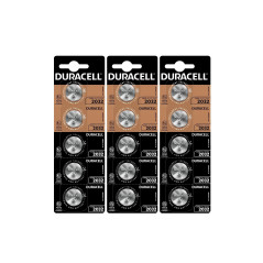 15 x Duracell Cr 2032 (3 ampoules de 5 batteries) 15 piles (DL/CR2032)