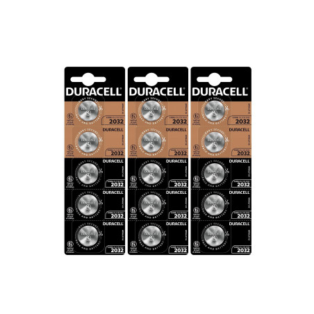 15 x Duracell Cr 2032 (3 ampoules de 5 batteries) 15 piles (DL/CR2032)