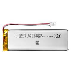 EEMB Batterie Lithium polymère 3,7v 3700mAh 103395 Batterie Rechargeable lipo avec connecteur JST avec VXI Blue Parrott - vérifi