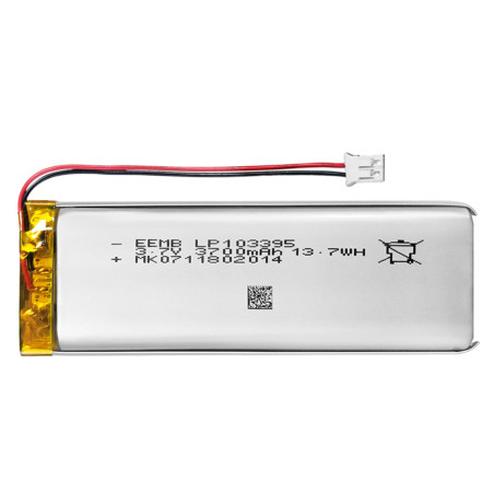 EEMB Batterie Lithium polymère 3,7v 3700mAh 103395 Batterie Rechargeable lipo avec connecteur JST avec VXI Blue Parrott - vérifi
