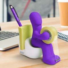 Le Butt Station Fournitures de Bureau - Dévidoir de Ruban Amusant - Porte Accessoires de Bureau Rigolo et Sympa avec Rouleau de 