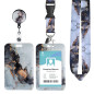 Porte Badge avec Cordon Tour de Cou Porte-cartes Swivel Lobster Clasp avec Lanières Rétractables pour Porte Badges d'Identificat Porte Badge avec Cordon Tour de Cou Porte-cartes Swivel Lobster Clasp avec Lanières Rétractables pour Porte Badges d'Identificat
