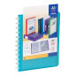 Viquel - Porte-Vues Reliure 50 Vues avec Pochettes Amovibles GEODE Format A4 Bleu Viquel - Porte-Vues Reliure 50 Vues avec Pochettes Amovibles GEODE Format A4 Bleu