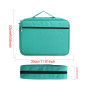 BOMKEE 220 Trous Trousse de Crayon et Grande Capacité Sac à Crayons Multifonction zippée avec poignée Portable Imperméable étui BOMKEE 220 Trous Trousse de Crayon et Grande Capacité Sac à Crayons Multifonction zippée avec poignée Portable Imperméable étui