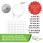 Royal Green Gommettes Étiquettes Autocollantes Rondes Rouge Fluo Environ 3 cm (30 mm) Paquet de 225 Royal Green Gommettes Étiquettes Autocollantes Rondes Rouge Fluo Environ 3 cm (30 mm) Paquet de 225