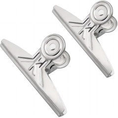 Coideal Pince à Papier Extra Large 20 cm, 2 Pcs Grande Pince à Dessin Pince Papier Clips Métal, Gross Pince Bouledogue pour Bure