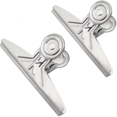 Coideal Pince à Papier Extra Large 20 cm, 2 Pcs Grande Pince à Dessin Pince Papier Clips Métal, Gross Pince Bouledogue pour Bure