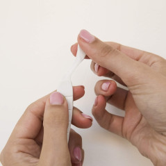 D.RECT Pastilles adhésives blanches | Amovibles | Pâte adhésive malléable | Blister de 80 pads