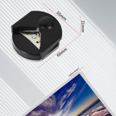 RAYSON CRP4MMBK-US Perforatrice d'angle 4 mm Noir