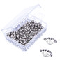 Carte de Voyage Push Pins avec 1/8 Pouces Point de Tête Et D'acier, 400 Pack (Argenté) Carte de Voyage Push Pins avec 1/8 Pouces Point de Tête Et D'acier, 400 Pack (Argenté)