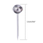 Carte de Voyage Push Pins avec 1/8 Pouces Point de Tête Et D'acier, 400 Pack (Argenté) Carte de Voyage Push Pins avec 1/8 Pouces Point de Tête Et D'acier, 400 Pack (Argenté)