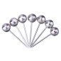 Carte de Voyage Push Pins avec 1/8 Pouces Point de Tête Et D'acier, 400 Pack (Argenté) Carte de Voyage Push Pins avec 1/8 Pouces Point de Tête Et D'acier, 400 Pack (Argenté)