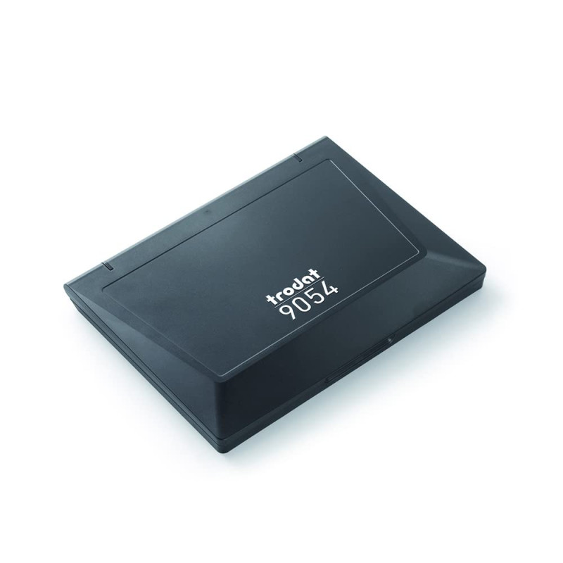 Trodat 9054 Grand tampon encreur manuel, 21 x 14,8 cm, boisson, noir 9054