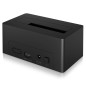 ICY BOX Station d'accueil pour disque dur avec USB-C 3.1 Gen 2 (10 Gbit/s), pour disque dur 2,5 pouces et 3,5 pouces et SDD, IB- ICY BOX Station d'accueil pour disque dur avec USB-C 3.1 Gen 2 (10 Gbit/s), pour disque dur 2,5 pouces et 3,5 pouces et SDD, IB-