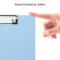 Porte Bloc A4 Avec Pince, Porte bloc en plastique format lettre standard A4, avec des crochets rétractables, pour infirmières ét Porte Bloc A4 Avec Pince, Porte bloc en plastique format lettre standard A4, avec des crochets rétractables, pour infirmières ét
