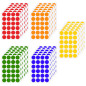 Chstarina Gommettes Autocollantes Rondes, 2 cm 30 Feuilles Auto-adhésifs de Points Étiquettes de Codage colorées pour Le Bureau, Chstarina Gommettes Autocollantes Rondes, 2 cm 30 Feuilles Auto-adhésifs de Points Étiquettes de Codage colorées pour Le Bureau,