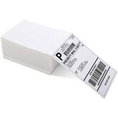 NetumScan Étiquettes thermiques d'expédition, 4 x 6 pouces (100 mm x 150 mm), étiquettes étanches pour le transport, BPA/BPS, 50