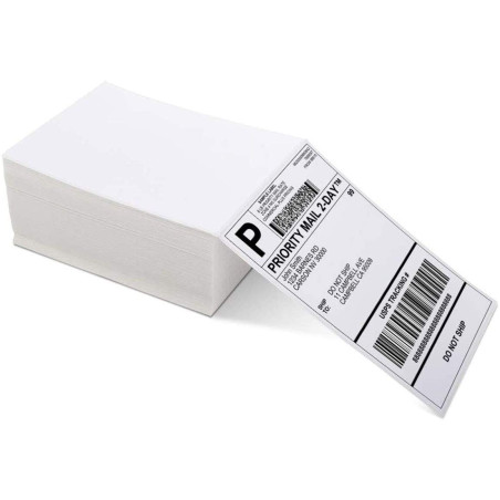 NetumScan Étiquettes thermiques d'expédition, 4 x 6 pouces (100 mm x 150 mm), étiquettes étanches pour le transport, BPA/BPS, 50