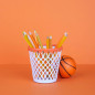 Balvi Pot à crayons Basket Couleur Blanc Pour les amateurs de basket Plastique Balvi Pot à crayons Basket Couleur Blanc Pour les amateurs de basket Plastique