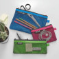 Leitz WOW Trousse à crayons Zippée en Nylon, Lavable, Idéale pour le Rangement, Grand (23x15cm) - Vert