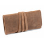 skaard Étui à Crayons XL | Cuir de Buffle véritable | Aussi pour brosses | Marron