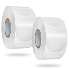 GZGXKJ 1000 Pièces Étiquette de Sceau Transparent 1Pouces Autocollants Enveloppe Ronde Étiquettes Autocollants Rondes Transparen